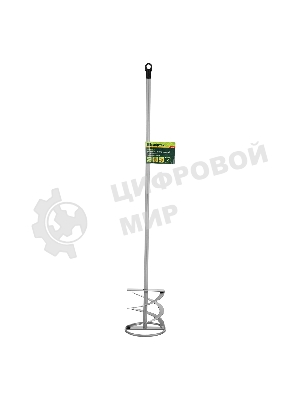 Миксер Сибртех для красок и штукатурных смесей, 100х10х600 мм, шестигранный хвостовик