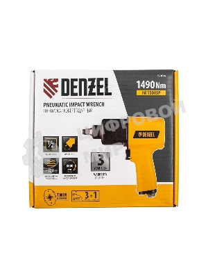 Ударный пневмогайковерт Denzel IW1500SP, 1/2