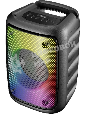 Колонка портативная Hyundai H-PS1006 черный 30 Вт 1.0 BT 10м 1500mAh