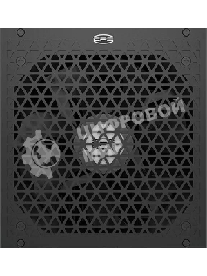 Блок питания PCCooler P5-YS1000-G1F, 1000Вт, 80 PLUS Gold, 135мм, модульный, черный