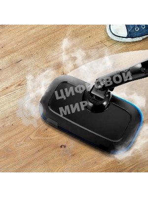 Швабра паровая Kitfort КТ-1066 1500Вт черный/белый