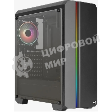 Компьютерный корпус MidiTower Aerocool/Formula GENESIS-G-BK-v2 (ATX, USB3x2, USB2x2, ARGB fan x1, без БП) (4711099473892)