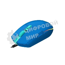 Мышь проводная Logitech G102 LIGHTSYNC синий, 8000 dpi, USB, кнопки - 6