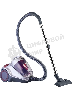Пылесос Hyundai HYV-C4570 2400Вт серебристый/красный