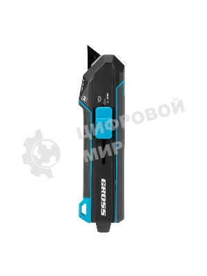 Нож-скребок выдвижной Gross 78890, 19 мм, сменное лезвие, SK2, 5 запас. лезвий, алюмин. корпус