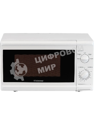 Микроволновая печь Starwind SWM5920 белый, 20 л, 700 Вт, переключатели - поворотный механизм