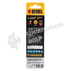 Сверло по керамической плитке Denzel 6 мм, крестовая пластина, 6-гр. хвостовик