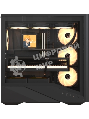 Компьютерный корпус Aerocool \ Formula V Line Air Power G9 DUO PA Black, ATX, TYPE-C*1, USB3.0*2, MESH/GLASS FRONT PANEL, FRONT 3x PERFORMANCE ARGB, REAR 1x PERFORMANCE ARGB