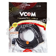 Кабель HDMI AM/DVI(24+1)M, 7.5м, CU, 1080P@60Hz, 2F, VCOM CG484GD-7.5M