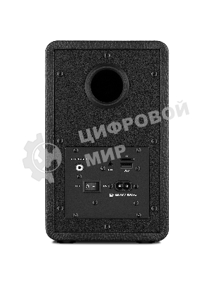 Акустическая система SVEN SPS-730 2.0 черные (2x25Вт, экокожа, USB/SD, пульт ДУ, Bluetooth)