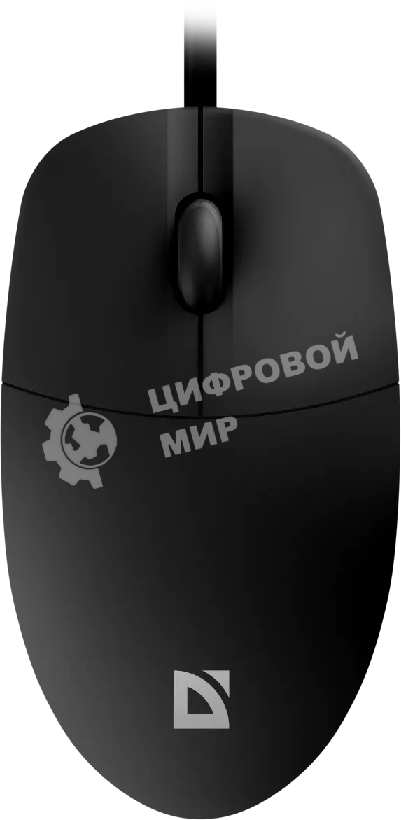 Мышь проводная Defender Azora MB-241 черный, 1200 dpi, USB, кнопки - 3