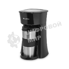 Кофеварка капельная Blackton Bt CM1114 черный/стальной, исп. кофе - молотый, 0,36 л, 650 Вт