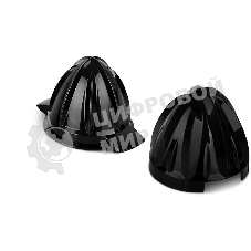 Соковыжималка BQ J1732 чёрный/серебристый, цитрусовая, 125 Вт, 250 мл, механическое