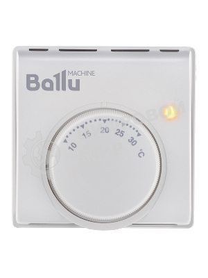 Комплект обогреватель инфракрасный Ballu BIH-GTW-0.5 + BMT-1 белый, 500 Вт, 10 м2, термостат