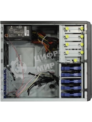 Компьютерный корпус Midi Tower InWin PE689 Black 750W P75F 80plus Gold USB3.0*2+A(HD)+front fan 120мм*1+rear fan 120мм*1+ 2*2SATA+1*1SATA+Intrusion Switch/holes for SL20” RACKMOUNT