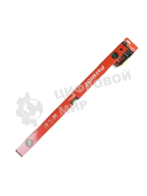 Уровень PATRIOT LRP-800, магнитный, алюминиевый фрезерованный, усиленный, 800мм