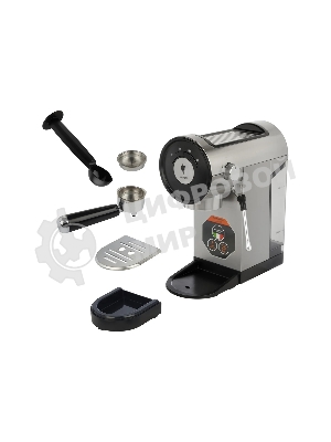 Кофеварка рожковая LEONORD LE-1749 (108134) черный/стальной, исп. кофе - молотый, 0,8 л, 1360 Вт, 20 бар