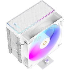 Кулер для процессора Ocypus Gaммa A40 WH ARGB Digital, 100мм ARGB FAN, Top Display Panel, 4 HEAT PIPES, 4-PIN PWM, 600-2400 RPM, 29.5DBA, HYDRO BEARING, LGA115X/1200/1700/18XX, AM4/AM5