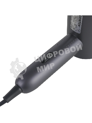Фен Centek CT-2201 серый, 900 Вт, компактный, ионизация