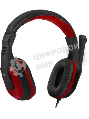 Комплект клавиатура+мышь Defender Target MKP-350 проводной, USB, 3200 DPI, чёрный/красный