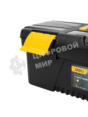 Ящик для инструментов Deli DL432413 330 х 160 х 125 мм Размер: 13 дюймов. Материал: полипропилен.