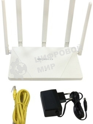 Роутер беспроводной Origo OWR3030AXG (OWR3030AXG/A1A) AX1800 10/100/1000BASE-T белый