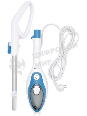 Швабра паровая Kitfort KT-1004-1 1500Вт голубой/белый