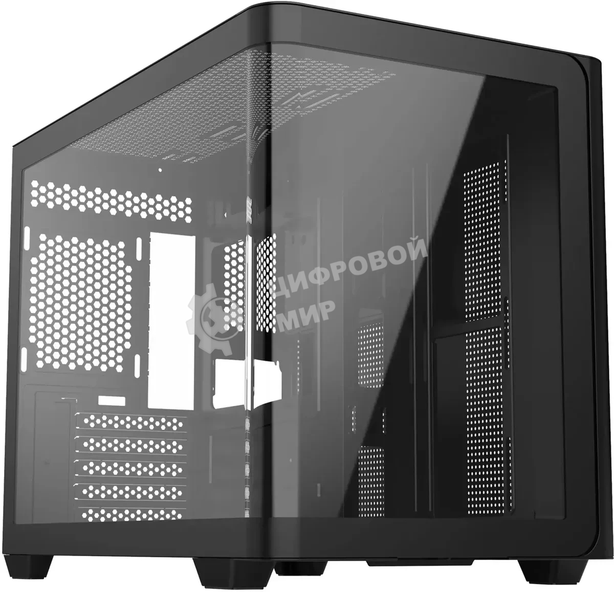 Компьютерный корпус Bloody BD-CC112 черный без БП mATX 9x120мм 2xUSB 3.0 audio bott PSU