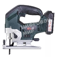 Лобзик электрический профессиональный бесщеточный KLPRO KLDT18B-20 (18В, Li-ion-2шт, 2.0А·ч, патрубок для пылесоса, полотна (дерево/металл, З/У, кейс)