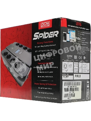 Источник бесперебойного питания Powercom SPD-1000U 550Вт 1000ВА черный