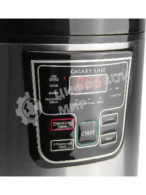 Мультиварка Galaxy Line GL 2645, черный с серебристым, 900 Вт, 11 программ