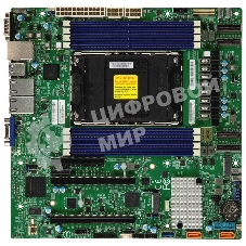 Материнская плата Supermicro X13SEM-F-B, 1xLGA-4677, OEM Intel Xeon SP gen 4, Intel C741, 8x DDR5 4800/4400/4000 MHz. 2x1Gbe Base-T i350+1xMgmt LAN, 10xSATA3, 2xSATA-DOM, 5xUSB 3.2, 2xPCI-Ex16+1xPCI-E x8+4xMCIO x8, 2xM.2, mATX