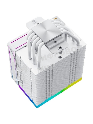 Устройство охлаждения(кулер) ID-Cooling Frozn A610 ARGb белый 120мм алюминий+медь 2000rpm 30db 4-pin 250W 155мм