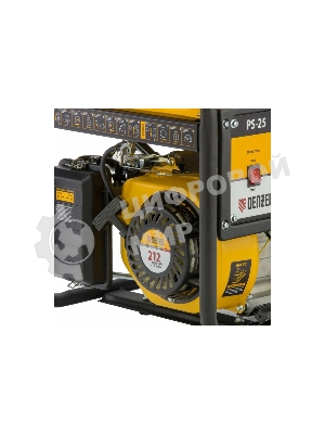 Электрогенератор бензиновый Denzel PS 25, 2.5 кВт, 85 дБ, 37 кг