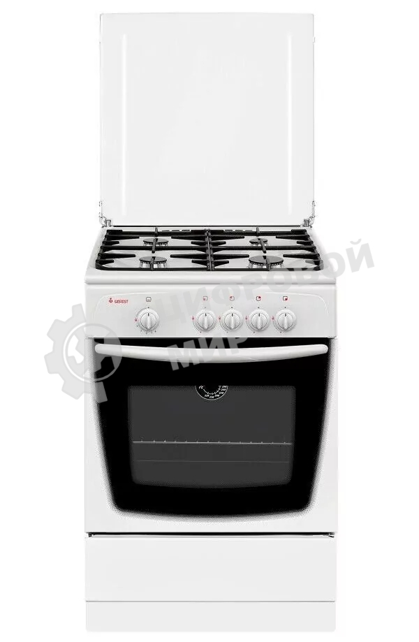 Плита газовая Gefest CG 60М C7 К73 белый, конфорок 4 шт, духовка 63 л, 60 см x 85 см x 60 см