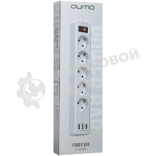Сетевой фильтр QUMO Power Bar 5SP4U (P-0005), белый