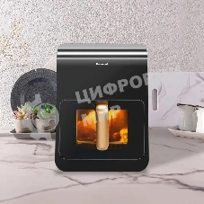 Аэрогриль Panasonic NF-CC600ATS черный, 1450 Вт, 6 л, сенсор, 11 программ