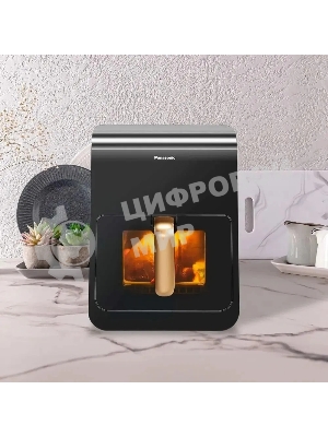 Аэрогриль Panasonic NF-CC600ATS черный, 1450 Вт, 6 л, сенсор, 11 программ