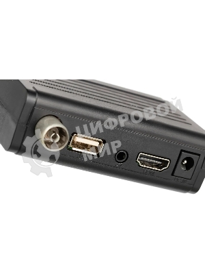 Приставка для цифрового ТВ BBK SMP025HDT2 черный, DVB-T2, DVB-T, HDMI, USB 2.0