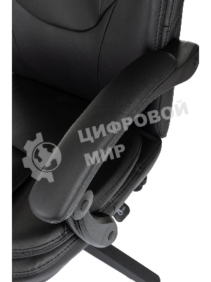 Кресло Бюрократ CH-868N-BF черный, экокожа, подставка для ног