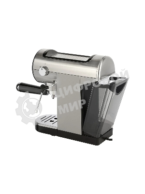 Кофеварка рожковая LEONORD LE-1749 (108134) черный/стальной, исп. кофе - молотый, 0,8 л, 1360 Вт, 20 бар