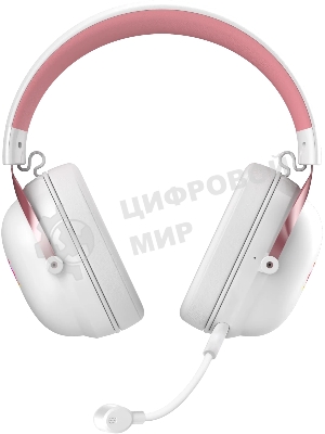 Гарнитура Defender Sabotauge белый/розовый, беспроводная + проводная, Bluetooth