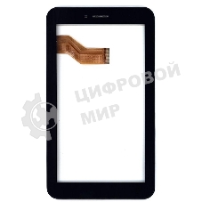 Сенсорное стекло (тачскрин) для Irbis TX70. черное с рамкой