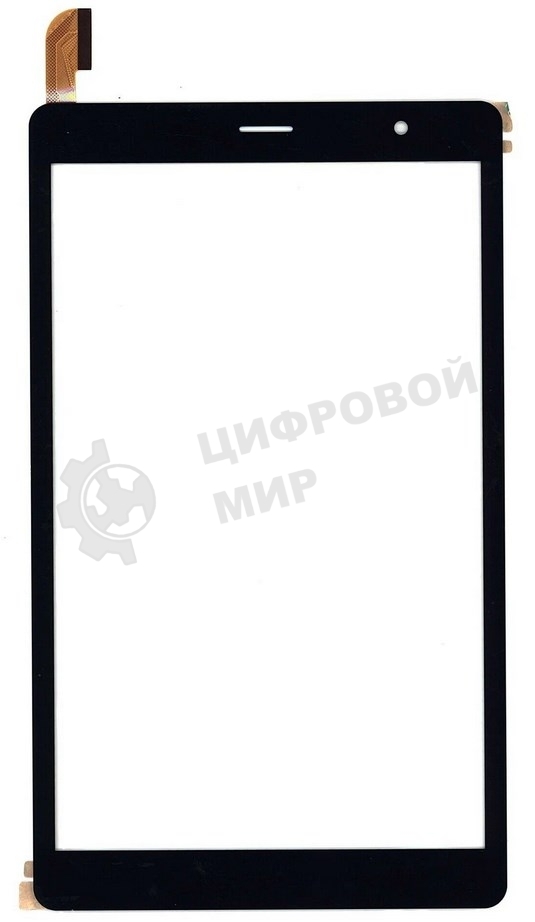 Сенсорное стекло (тачскрин) для Digma Optima 8 Z801, черное