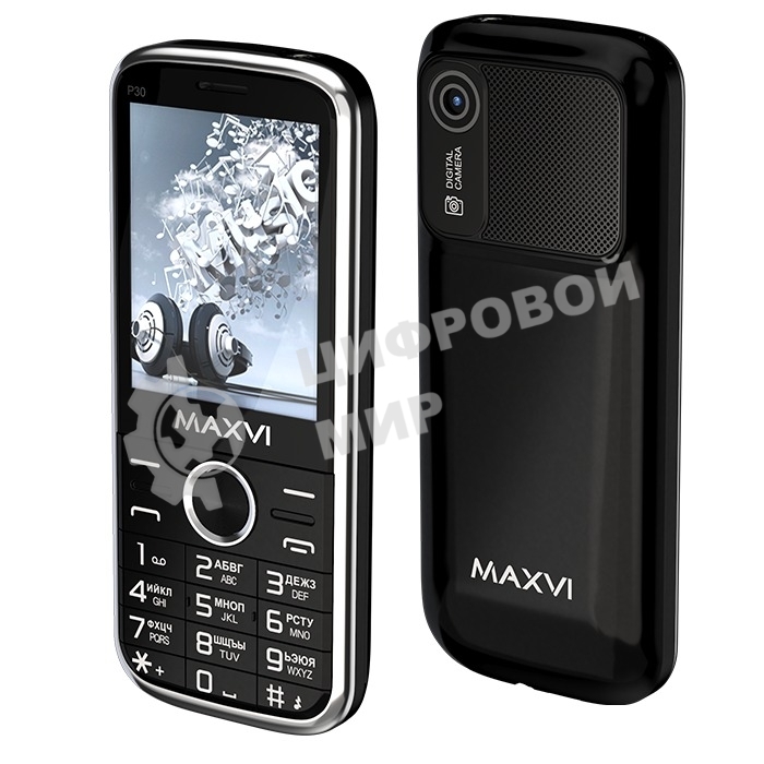 Мобильный телефон Maxvi P30 черный