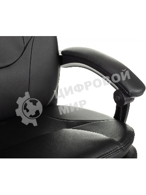 Кресло Бюрократ CH-868N-BF черный, экокожа, подставка для ног