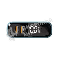 Портативный аккумулятор OLMIO QS-20, 20000mAh, 22.5W QuickCharge3.0/PowerDelivery, LCD, темно-зеленый