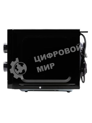 Микроволновая печь HOME HMM207BB черный, 20 л, 700 Вт, переключатели - поворотный механизм