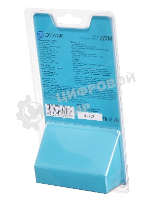 Мышь проводная Oklick 207M черный, 2400 dpi, USB, кнопки - 4