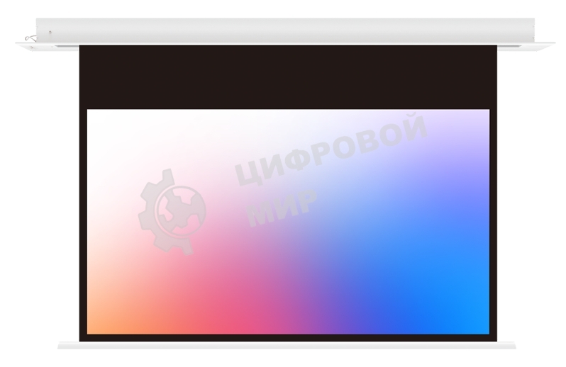 Встраиваемый экран с электроприводом Lumien Master Recessed Control 176х305 см (раб.область 166х295 см) (133